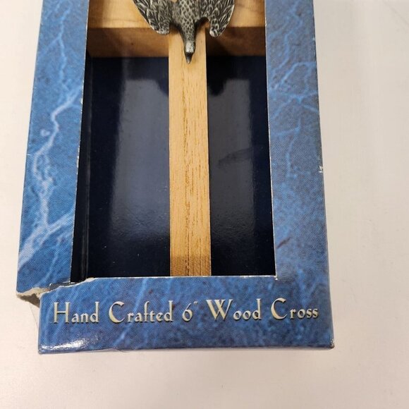 Autom Hand Crafted 6" Wood Wall Cross Inspirational Religious Catholic NEW - Picture 2 of 6